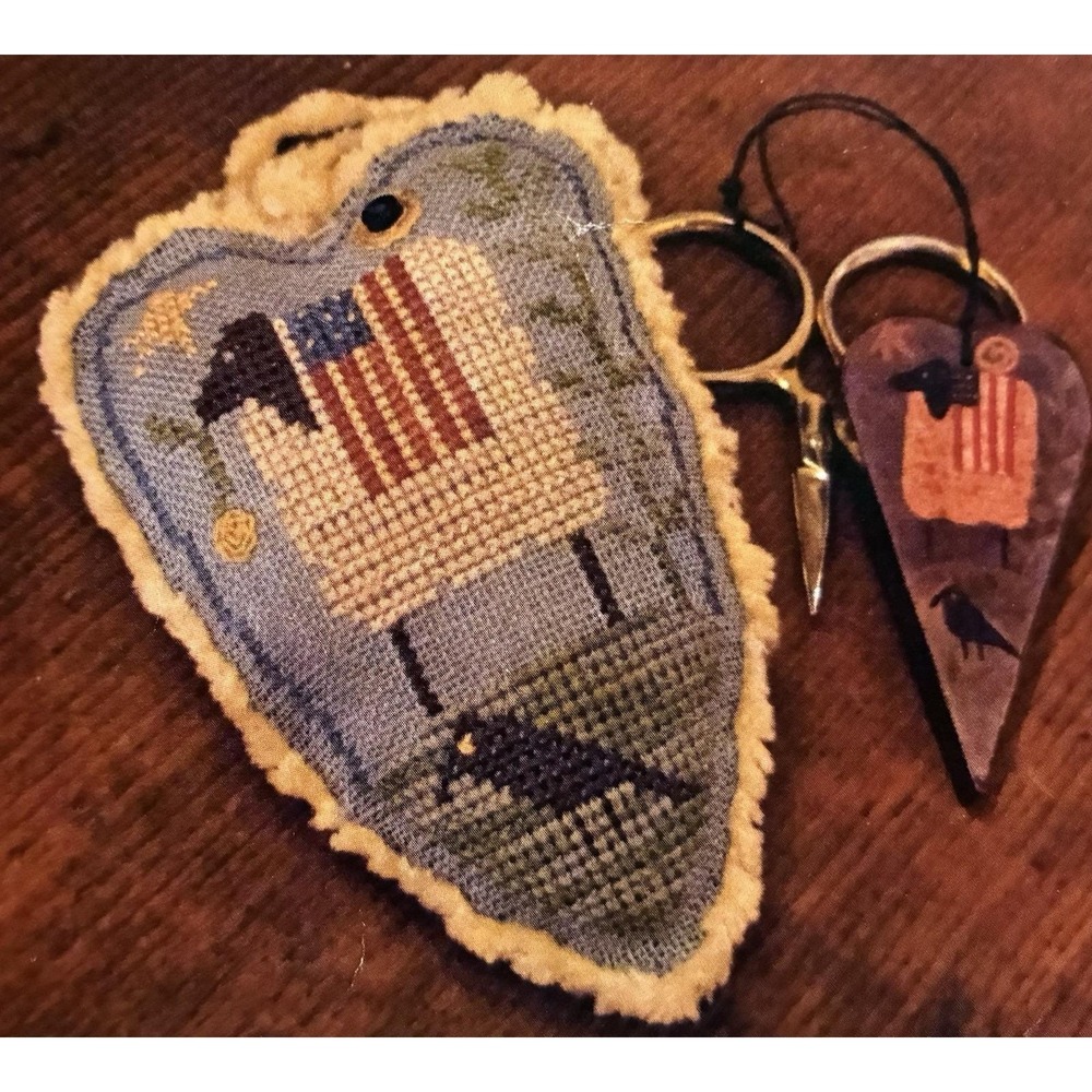 Homespun Elegance Country Spirits Collection Ewe Be Patriotic Cross Stitch Chart
